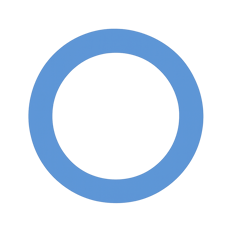 circulo azul de logo del dia de la doabetes sin texto y fondo transparente